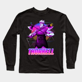 Thorkell The Tall Retro Art Long Sleeve T-Shirt